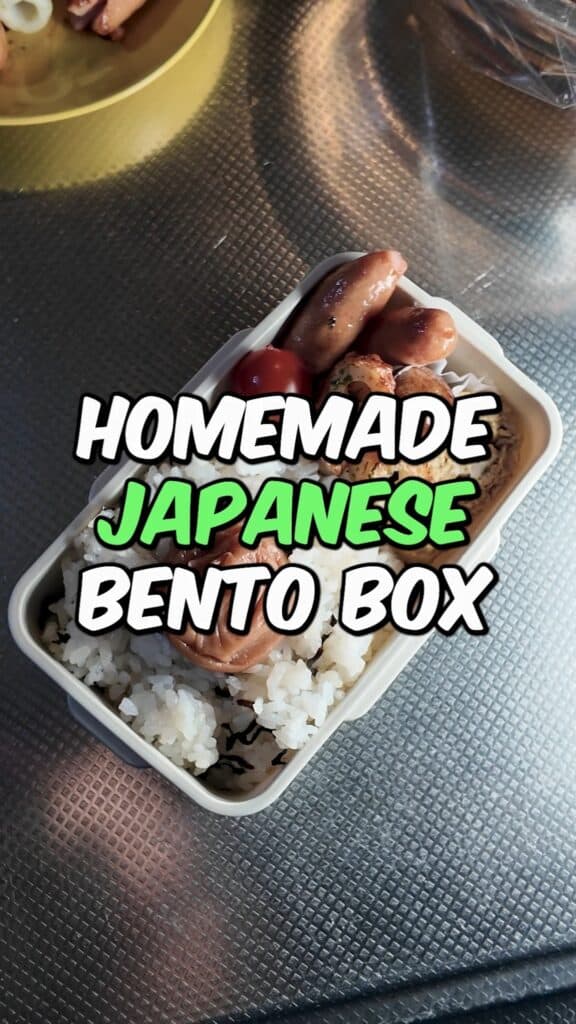 A Delicious Homemade Japanese Bento Box